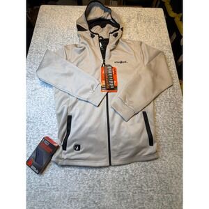 Action Heat Mens XLarge Gray 5 Volt Rechargeable Slim Fit Full Zip Heated Hoodie